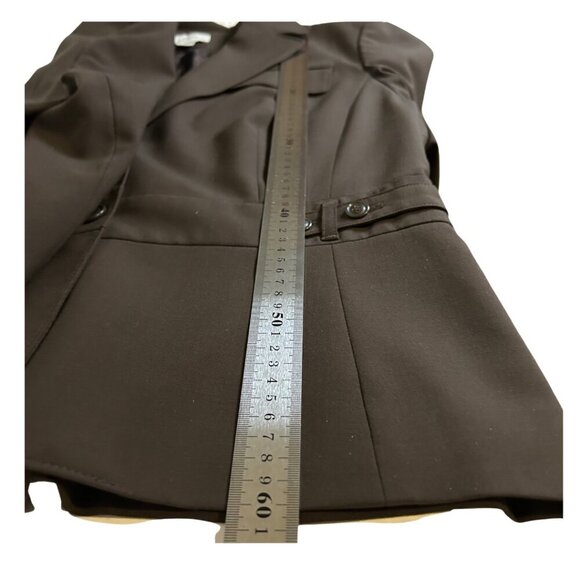 Ann Taylor Loft 2 button Suit Jacket/Blazer Women's Size 14 in Brown - Picture 5 of 6